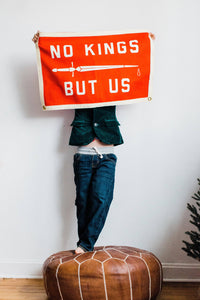 No Kings But Us Camp Flag • United By Blue x True Hand Society x Oxford Pennant Original