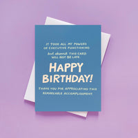 All My Powers - ADHD Neurodivergent Birthday Card