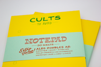 Cults to Avoid Risograph Notepad