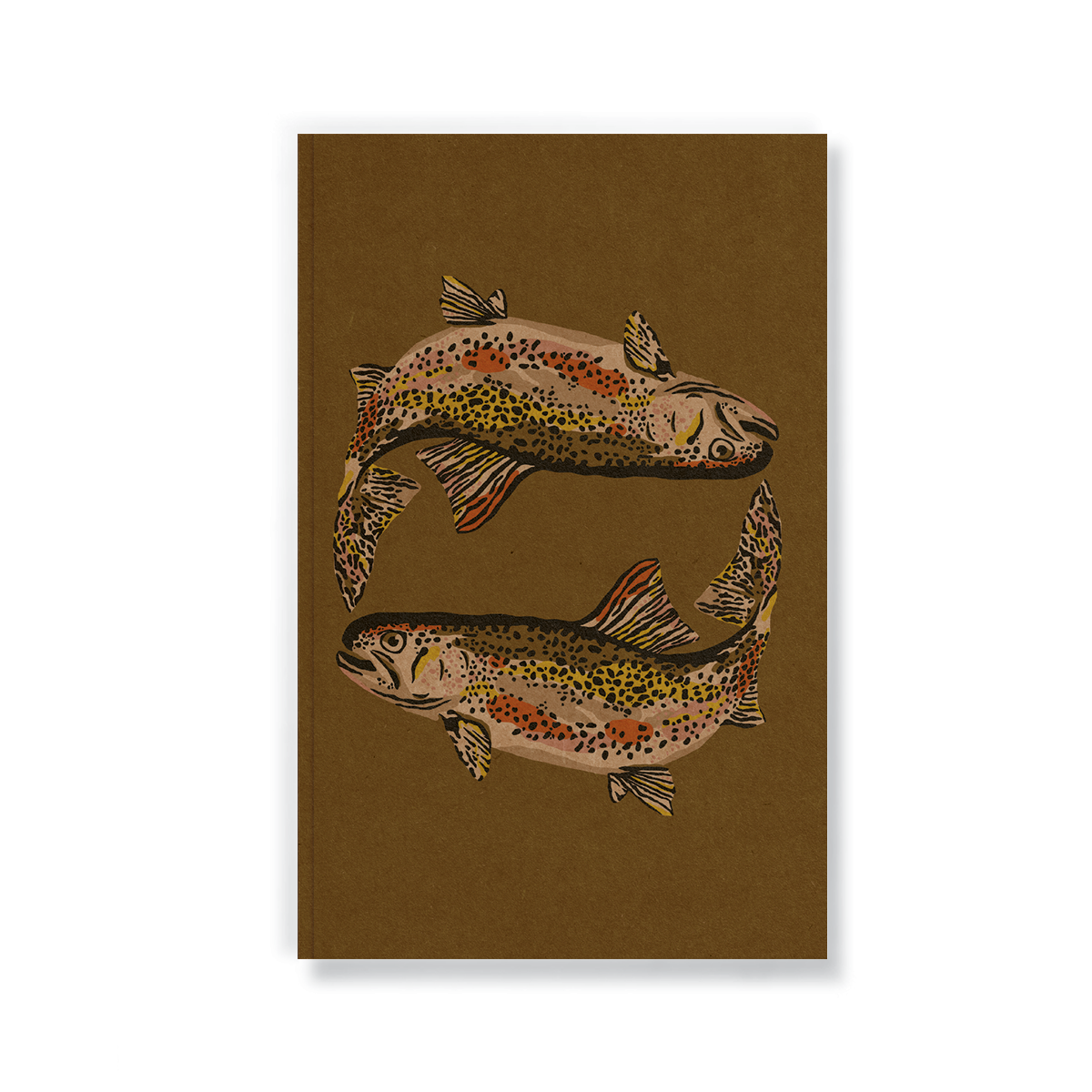 Trout Kraft Layflat Notebook Journal KLC2096KL
