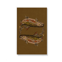 Trout Kraft Layflat Notebook Journal KLC2096KL