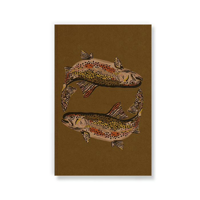 Trout Kraft Layflat Notebook Journal KLC2096KL