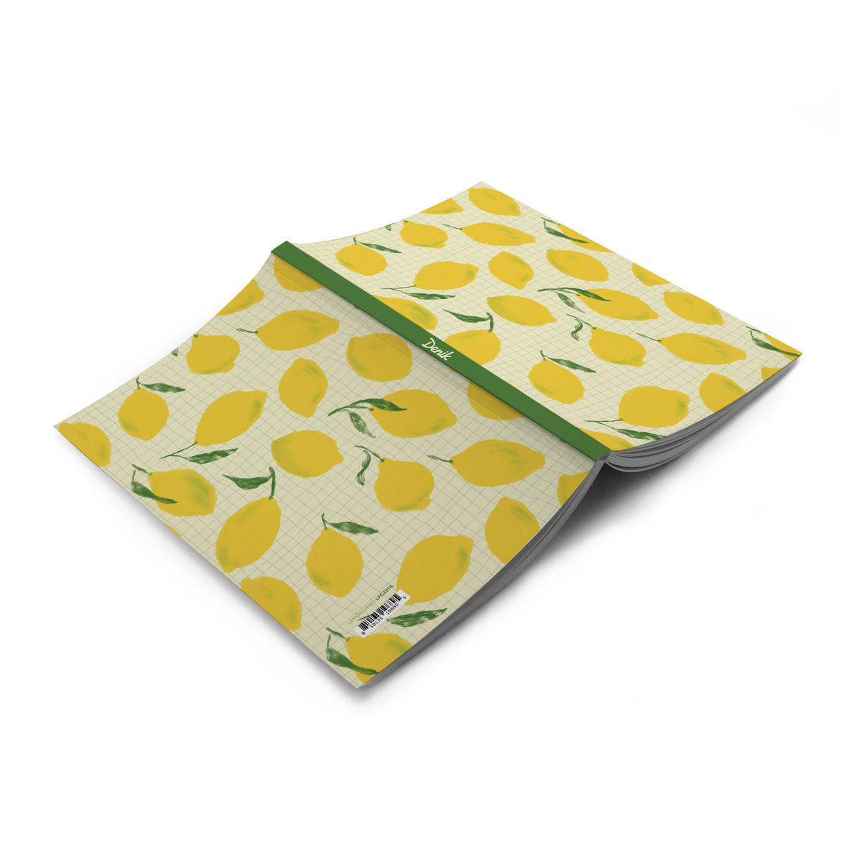 Lemon Grid Classic Layflat Notebook