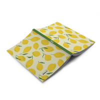 Lemon Grid Classic Layflat Notebook