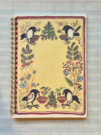Folksy Forest Scene Notebooks