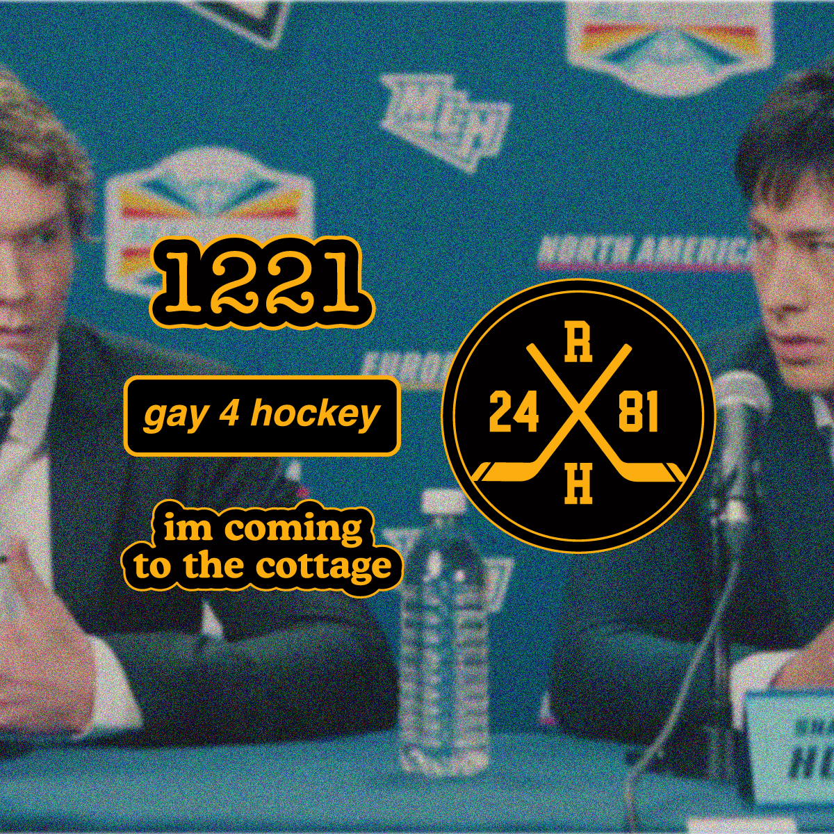 Heated Rivalry - Gay 4 Hockey - Enamel Pin