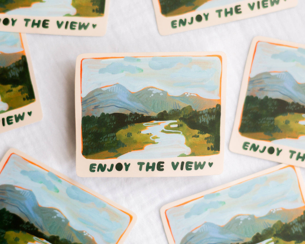 Vinyl Sticker — Enjoy The View