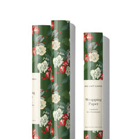 Festive Blooms holiday wrapping paper