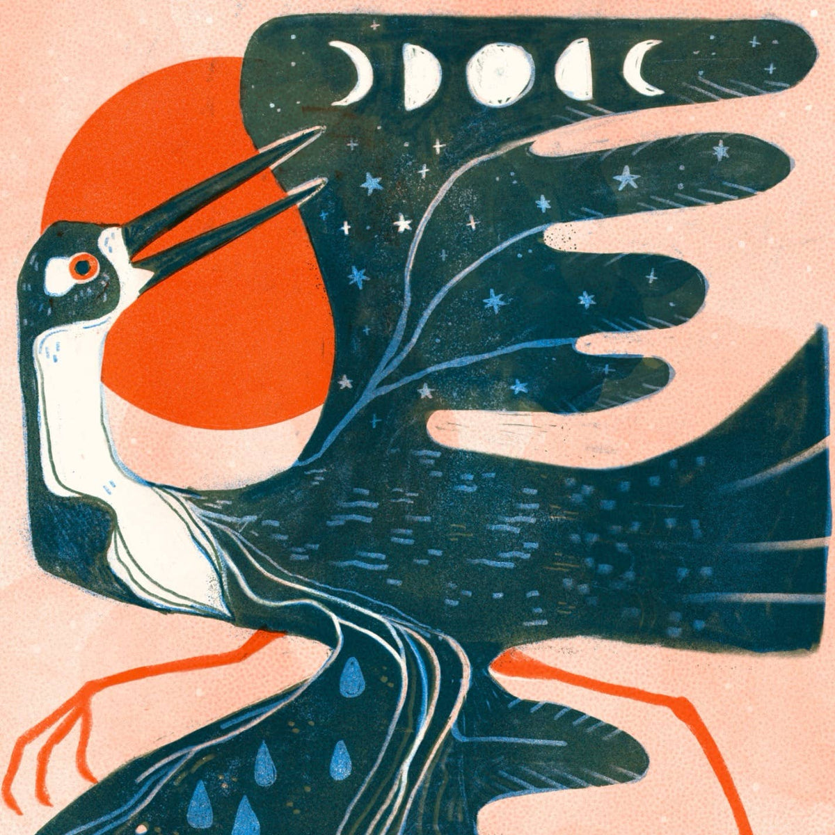 Riverbird - 8x10 Nature Wilderness Art Print 