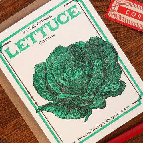 Vintage Lettuce Seed Pack