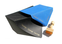 I love you old english rubber stamp envelope wrapping decor