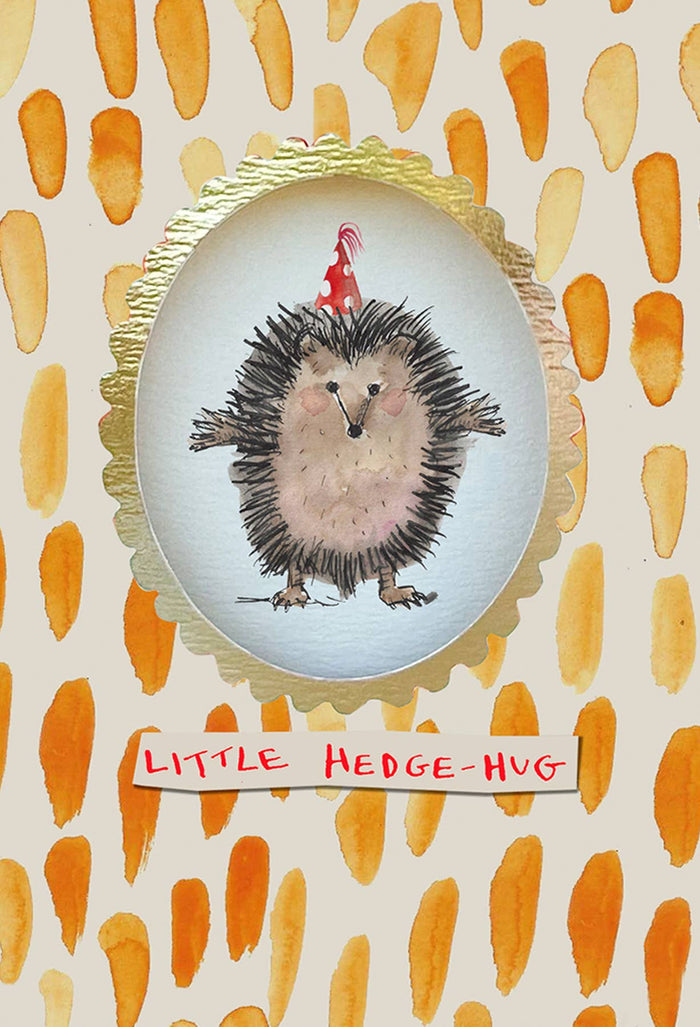FRIENDSHIP HEDGE HUG DIECUT GREETING CARD POET & PIANTER