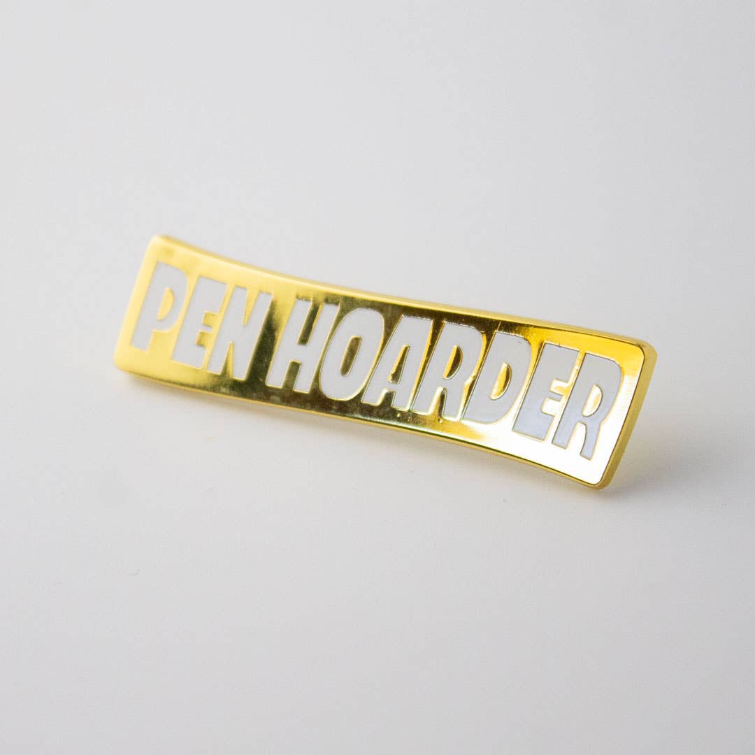 Pen Hoarder Enamel Pin