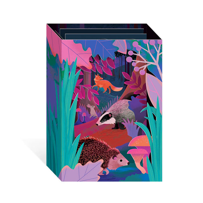 UK Mammals Pop Up Greeting Card