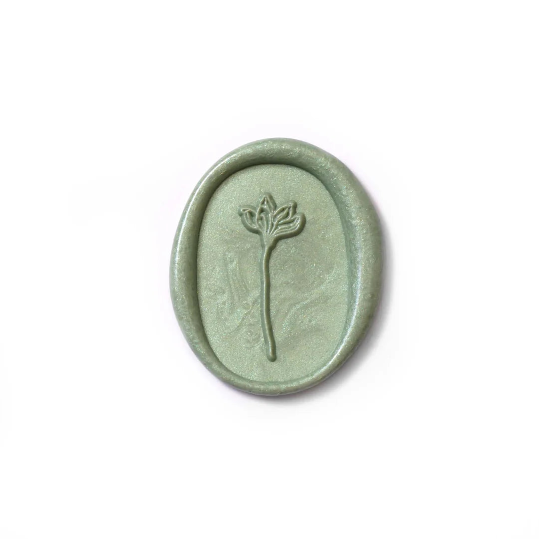 Porcelain Green Hexagon Wax Beads - Quick Melt Formula