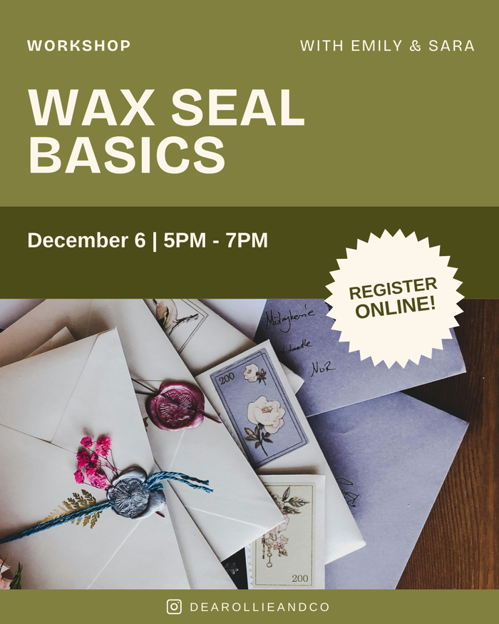 Wax Seal Basics | December 06