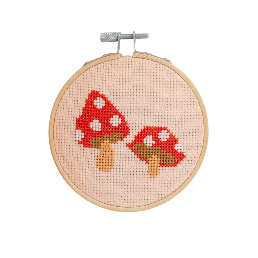 Toadstool Cross Stitch Kit