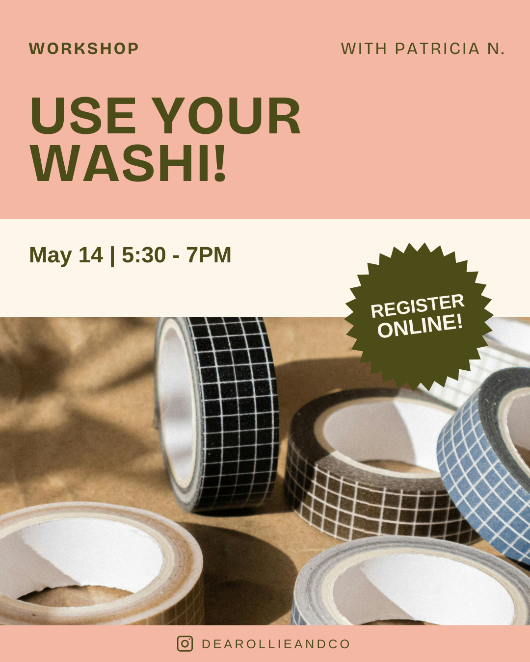 Use Your Washi! Workshop