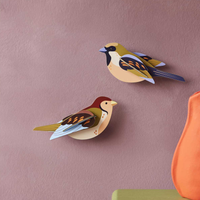 3D Wall Art - Garden Birds - Sparrows