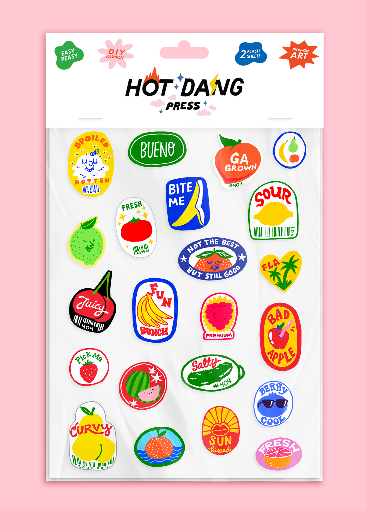 Produce Stickers Sheet Set