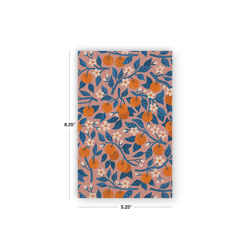 Lunar Oranges Classic Layflat Notebook LFC2036L