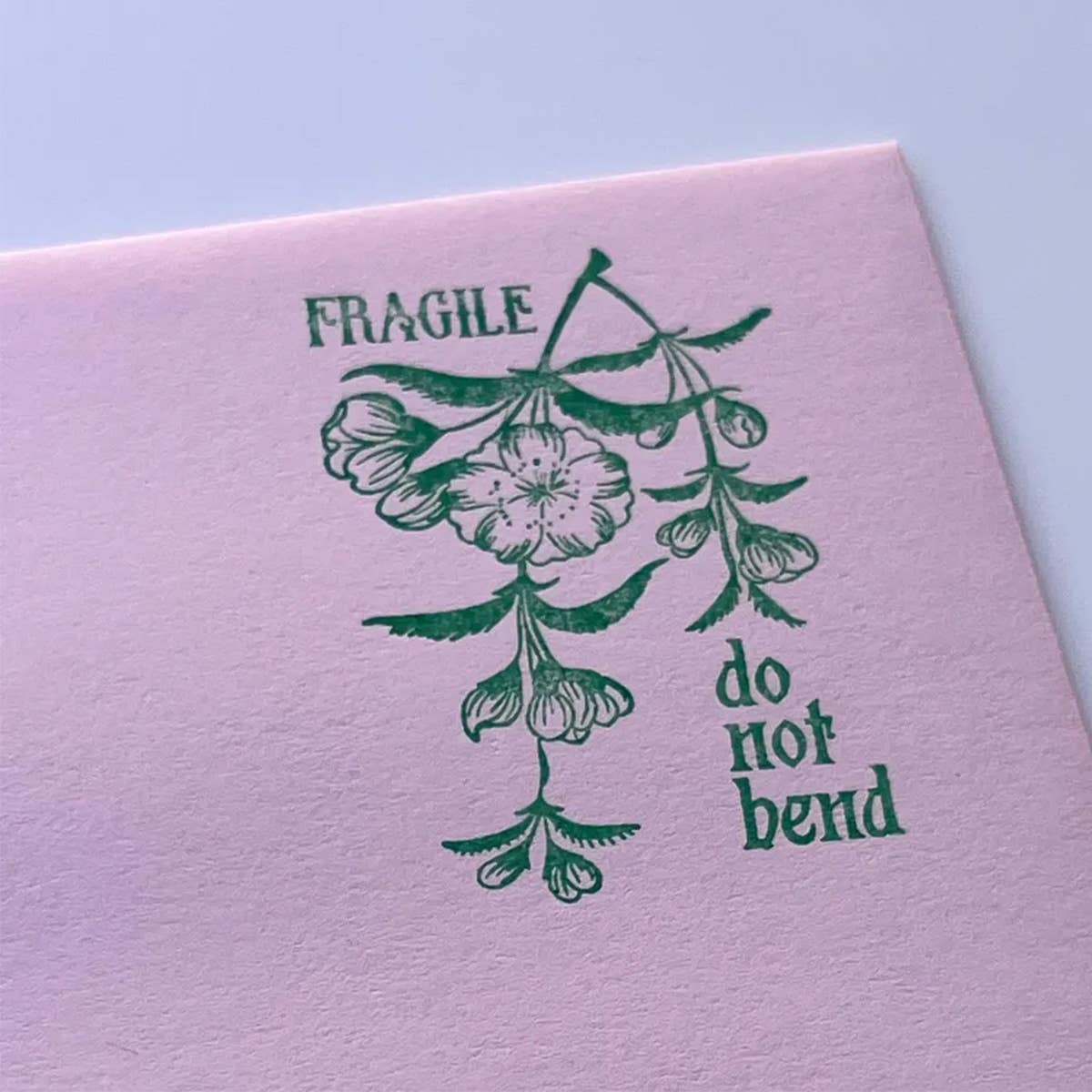 Fragile Do Not Bend Stamp | Snail Mail & Package
