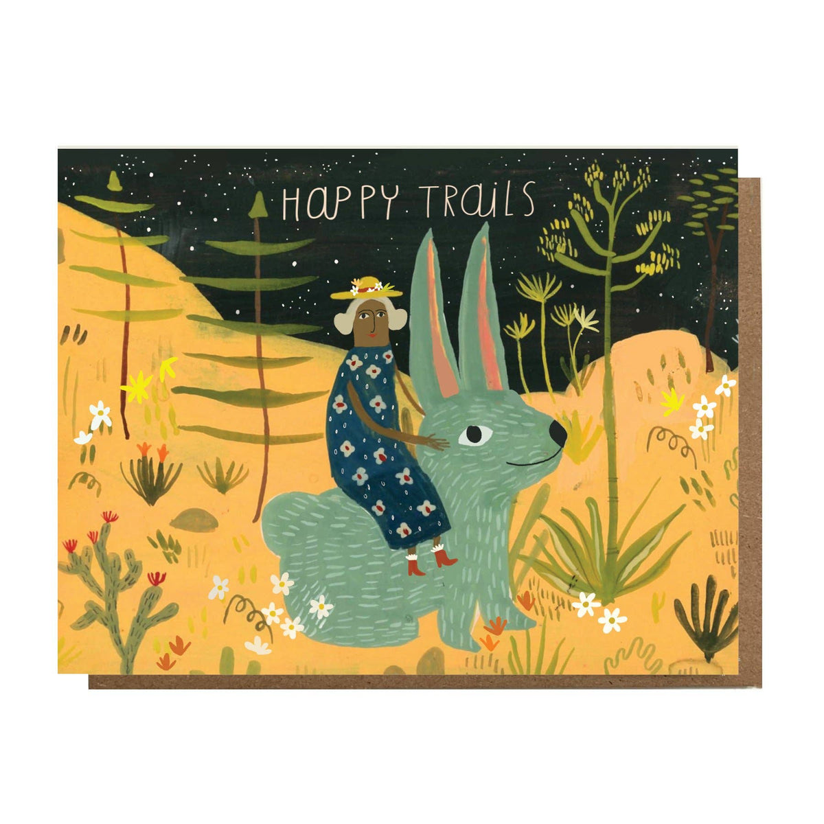 Happy Trails Greeting Card