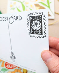 Hello Friend Bird Postcard