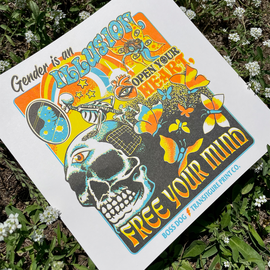 Gender Is An Illusion Print