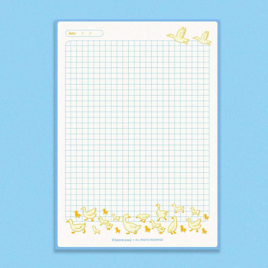 Duck, Duck, Notes Notepad – Dear Ollie