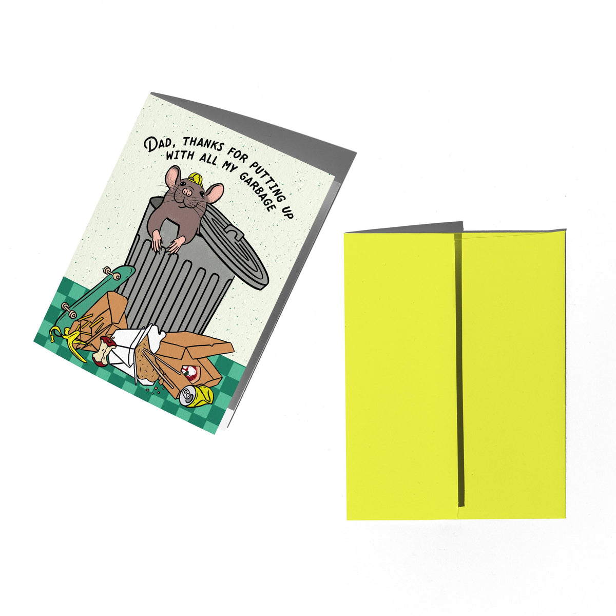 Cute Rat Father's Day Card