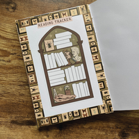 Curio Bookshelf Reading Tracker Sticker