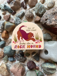 Rock Hound Vinyl Sticker