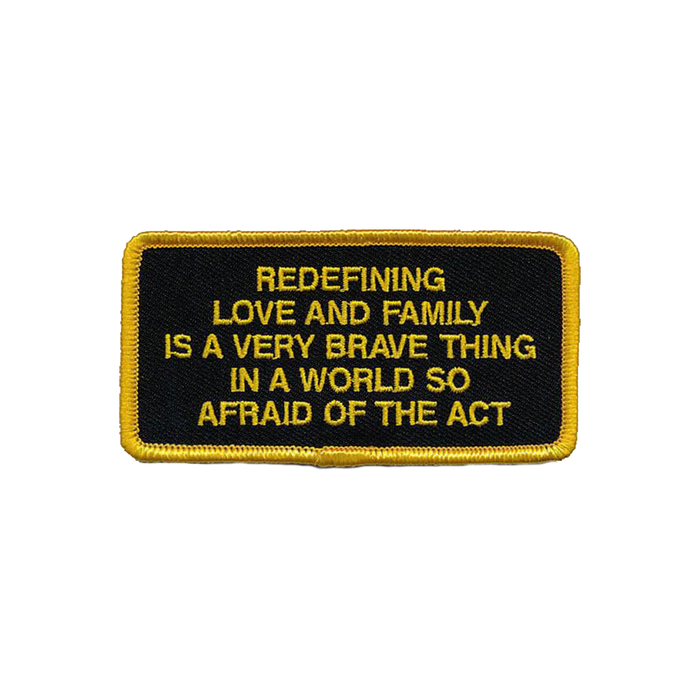 Redefining Love and Family Iron on Patch