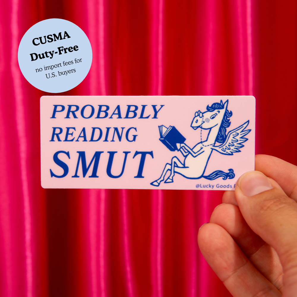 Reading Smut – Matte Vinyl Sticker