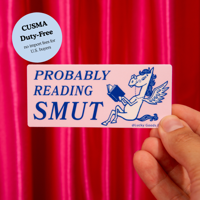 Reading Smut – Matte Vinyl Sticker