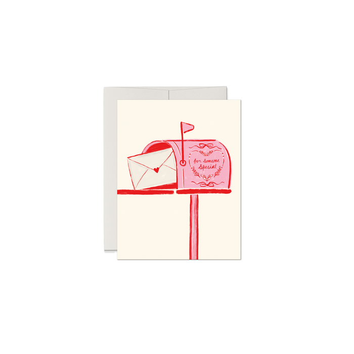 Love Letter Mailbox Romantic Greeting Card