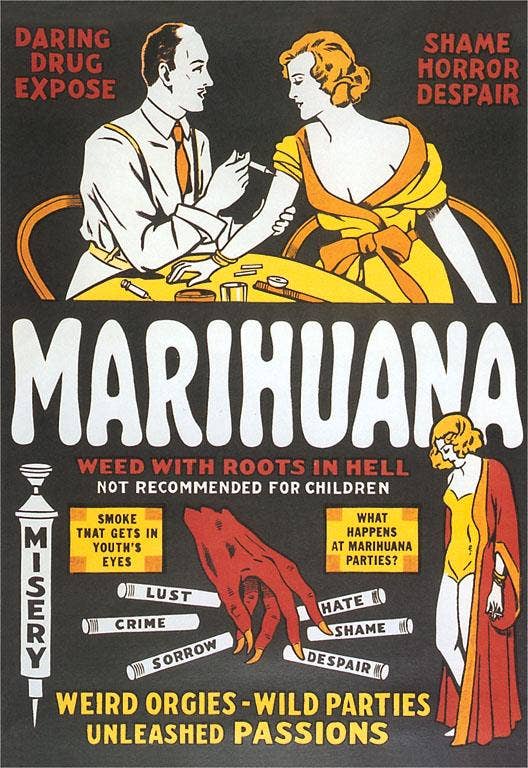 Postcard PO-304 Anti-Marijuana Campaign