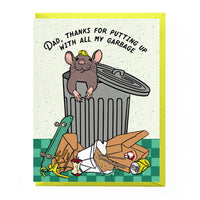 Cute Rat Father's Day Card