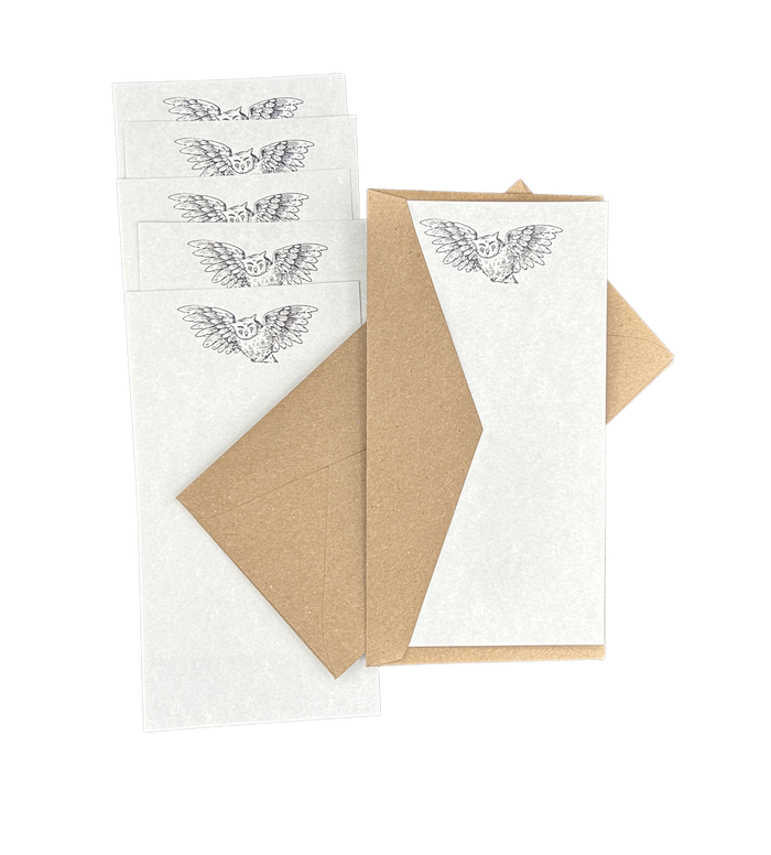 Owl Letter Writing Set