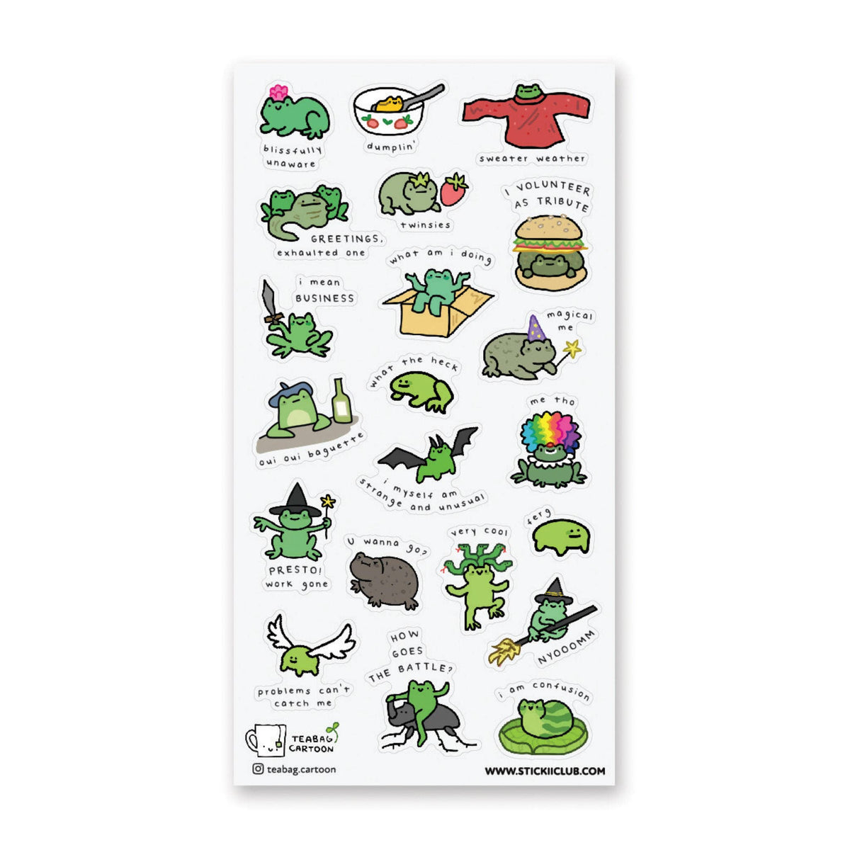 What ARE Frogs? 1 Sticker Sheet