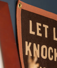 Let Love Knock You On Your Ass Camp Flag • Jason Isbell x Oxford Pennant