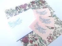 Kindly deliver dove rubber stamp snail mail lover pen pal