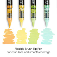 PRO Acrylic Paint Brush Pens - 12 Pastel Colors