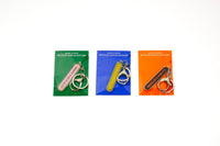 Hot & responsible recycled acrylic keychain / bag charm