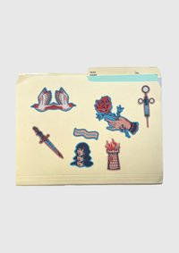 No Gains Just Pain Sticker Sheet