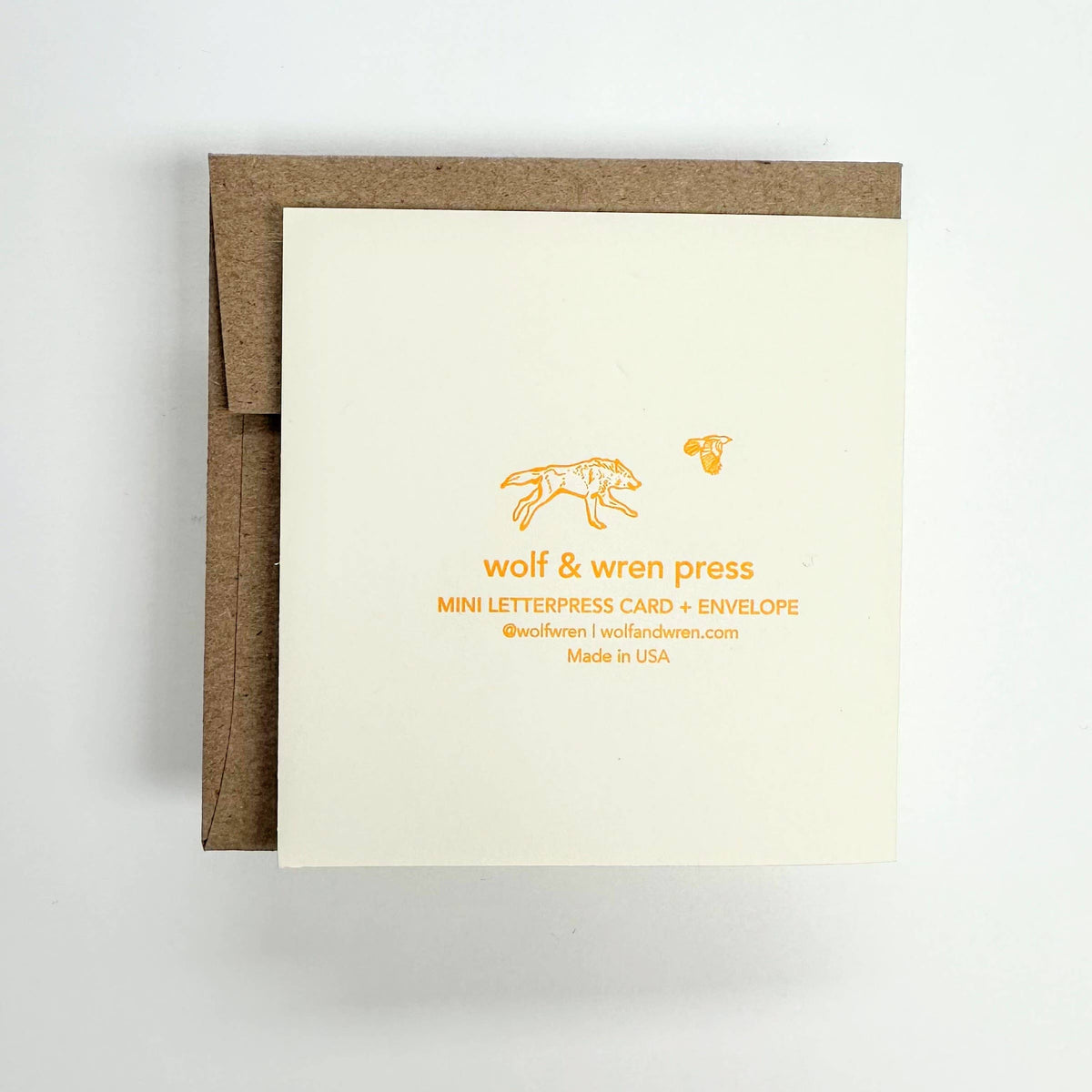 Blank Cat Mini Card