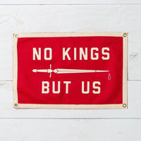 No Kings But Us Camp Flag • United By Blue x True Hand Society x Oxford Pennant Original