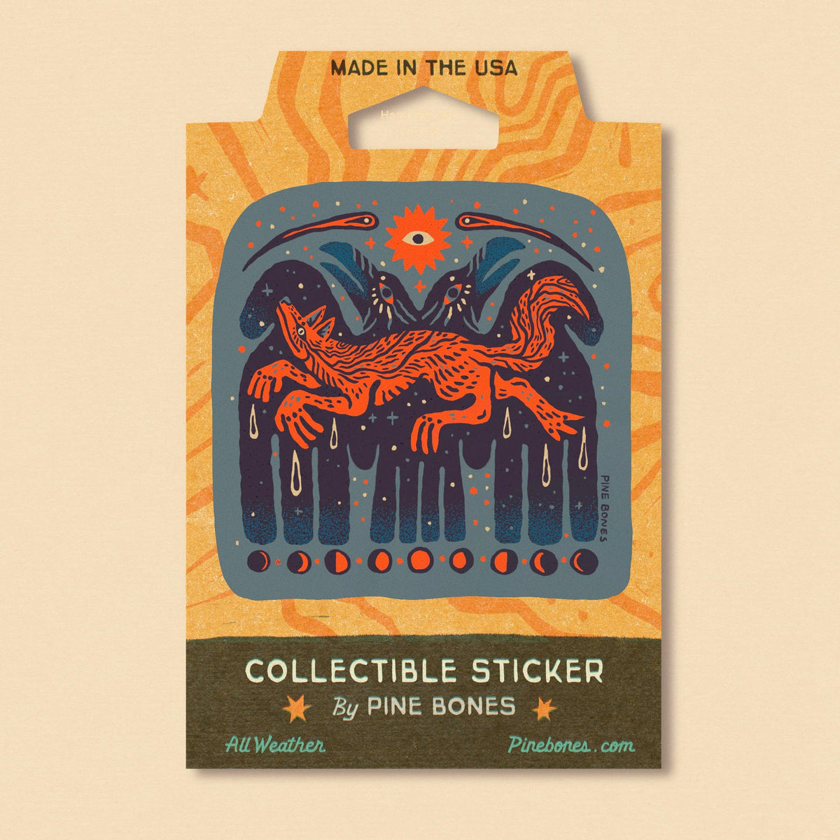 Night Raven and Coyote - Durable & Weatherproof