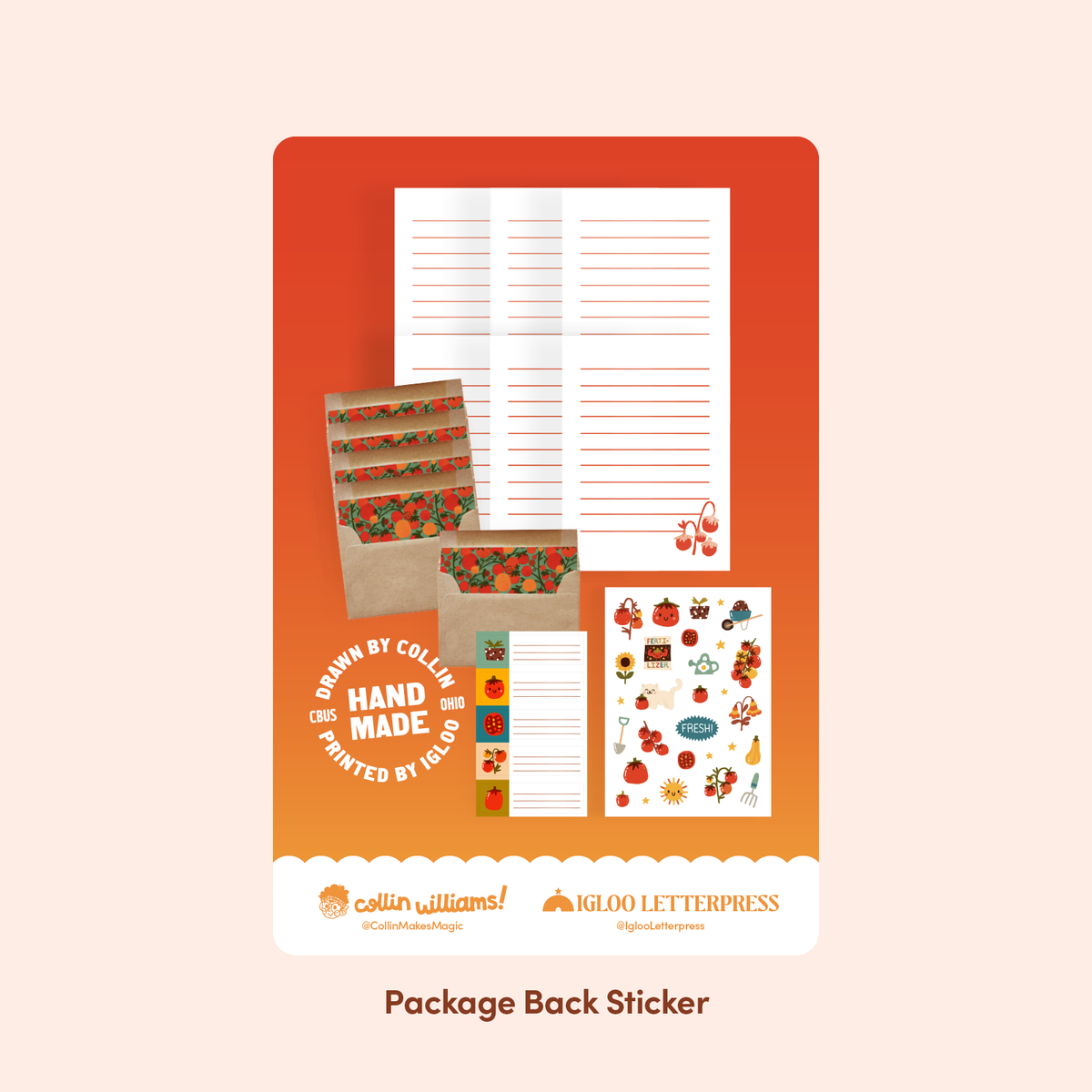 Tomato Letter Writing Kit
